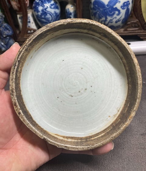 古玩陶瓷嬰戲紋粉彩蓋真品鑒賞圖