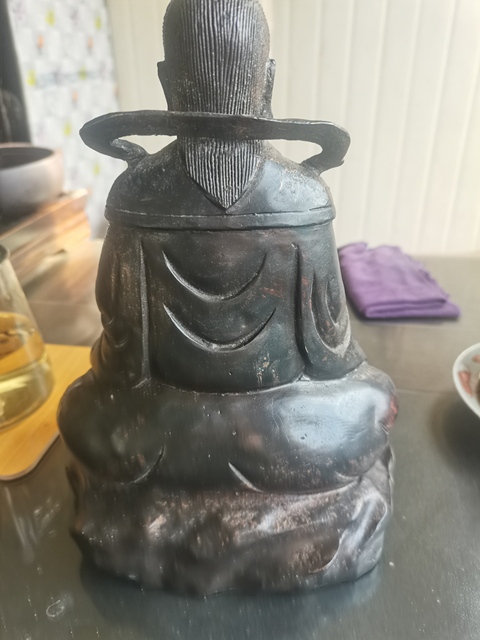 古玩銅器真武大帝像真品鑒賞圖