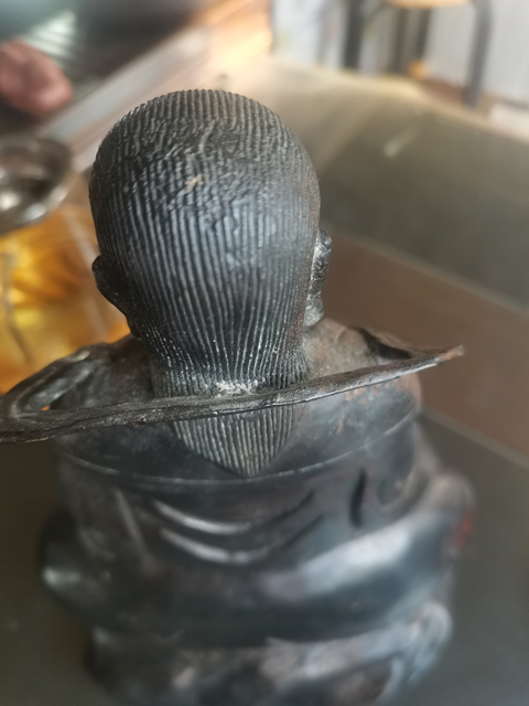 古玩銅器真武大帝像真品鑒賞圖