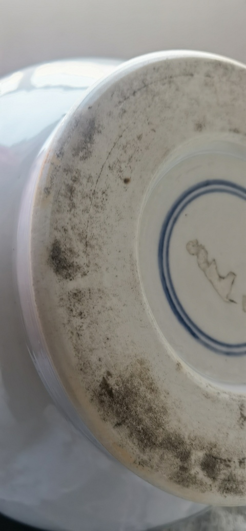 古玩陶瓷五彩人物玉壺春瓶真品鑒賞圖