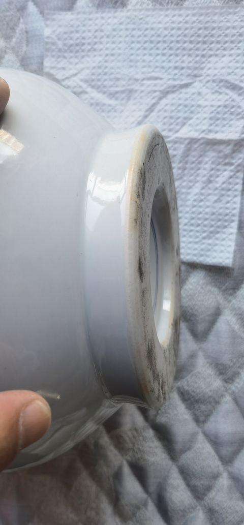 古玩陶瓷五彩人物玉壺春瓶真品鑒賞圖