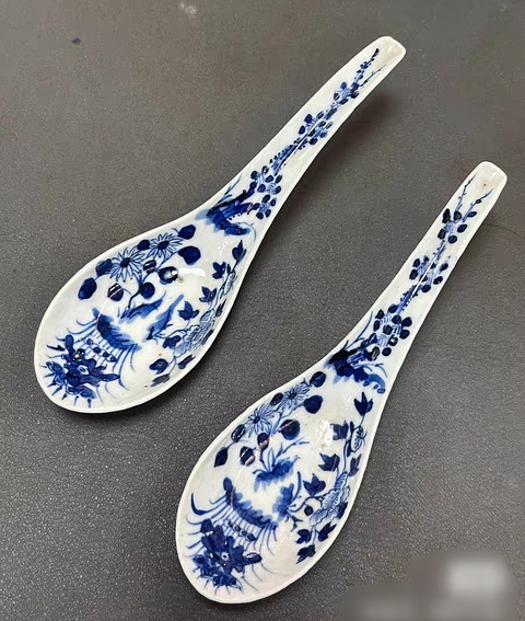 古玩陶瓷青花勺子真品鑒賞圖