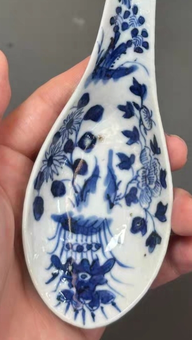 古玩陶瓷青花勺子真品鑒賞圖
