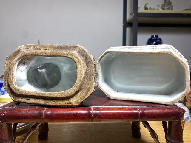 古玩陶瓷素三彩獅子香薰真品鑒賞圖