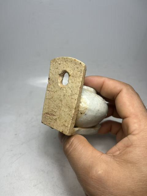 古玩陶瓷（明早期）青白釉刻花油燈拍賣，當前價格0元