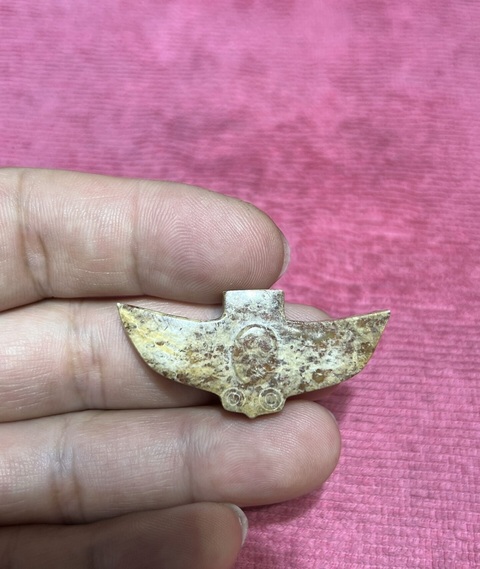 古玩玉器仿古做舊玉梟型件真品鑒賞圖