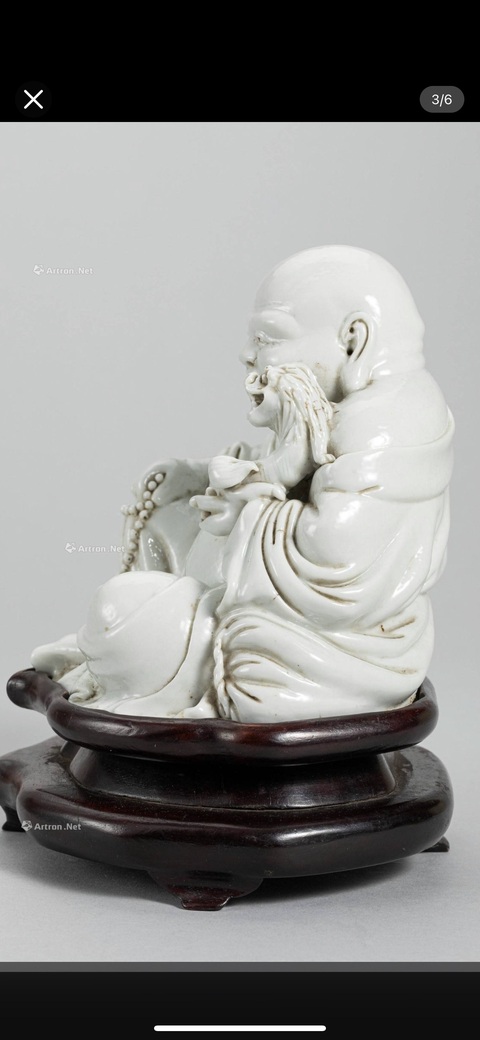 古玩陶瓷德化彌羅佛造像真品鑒賞圖