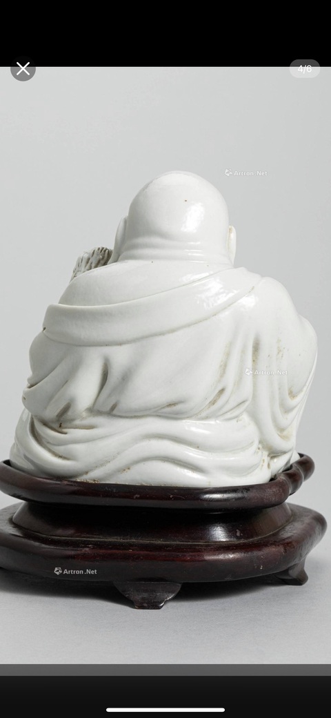 古玩陶瓷德化彌羅佛造像真品鑒賞圖