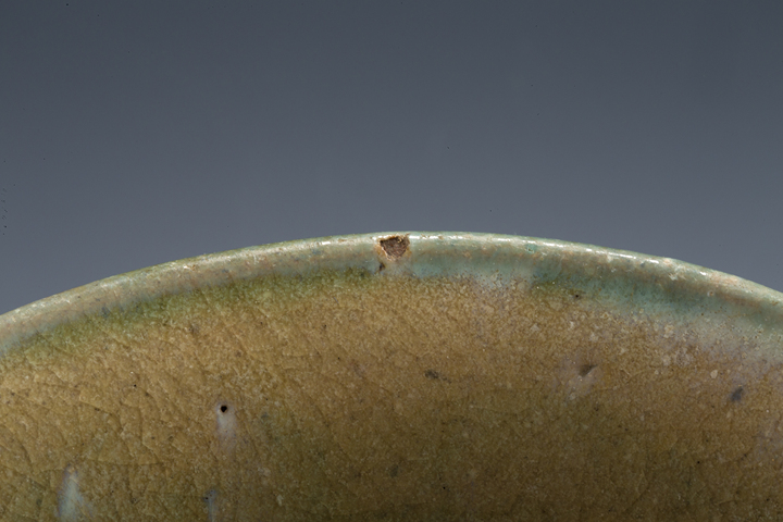 古玩陶瓷清晚·綠釉雙耳尊真品鑒賞圖