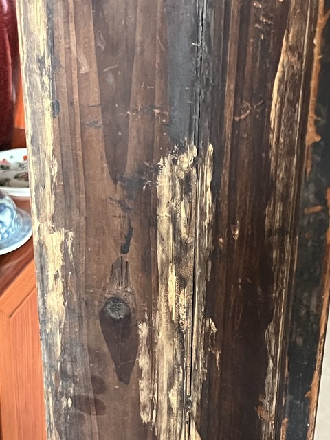 古玩雜項(xiàng)抱柱匾真品鑒賞圖