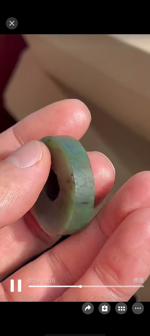 古玩玉器和田玉雕“素紋璧”真品鑒賞圖