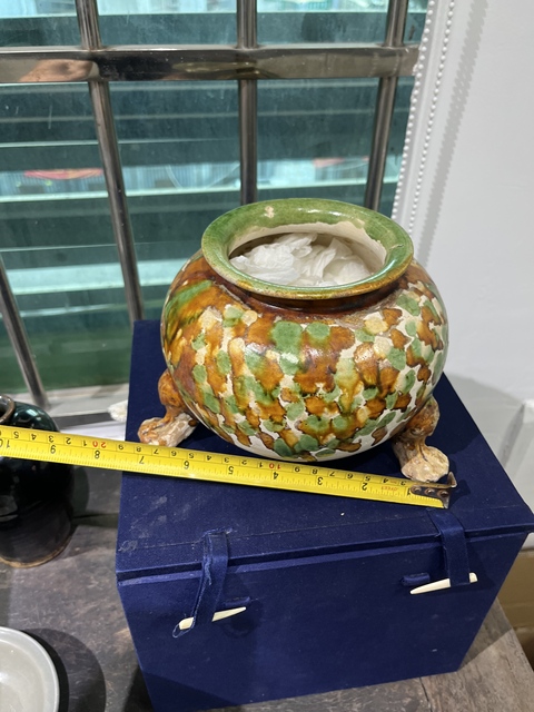 古玩陶瓷唐三彩真品鑒賞圖