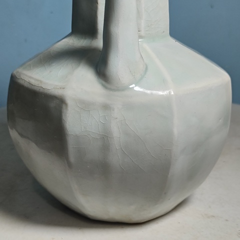 古玩陶瓷青白釉八方執壺真品鑒賞圖
