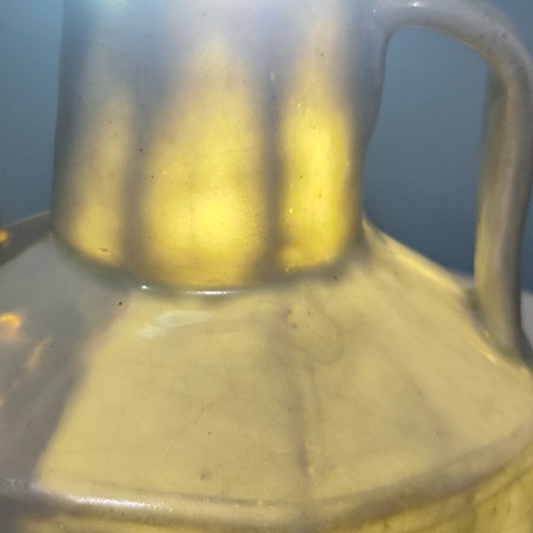 古玩陶瓷青白釉八方執壺真品鑒賞圖