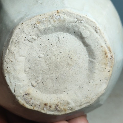 古玩陶瓷青白釉八方執壺真品鑒賞圖