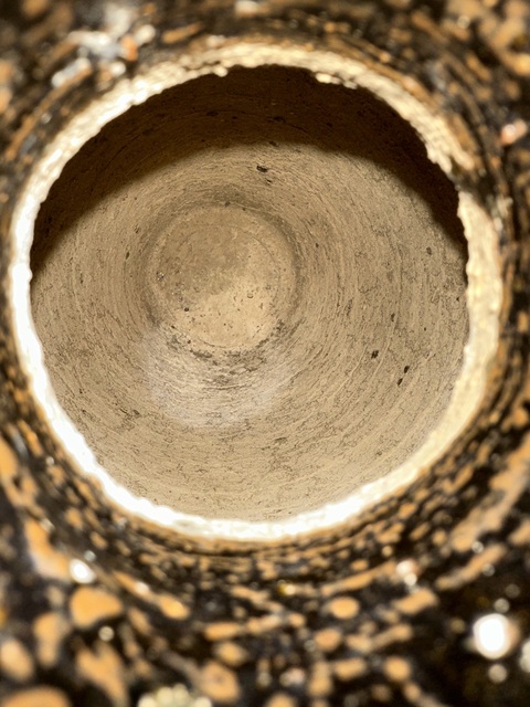 古玩陶瓷黑釉剔花雙系罐真品鑒賞圖