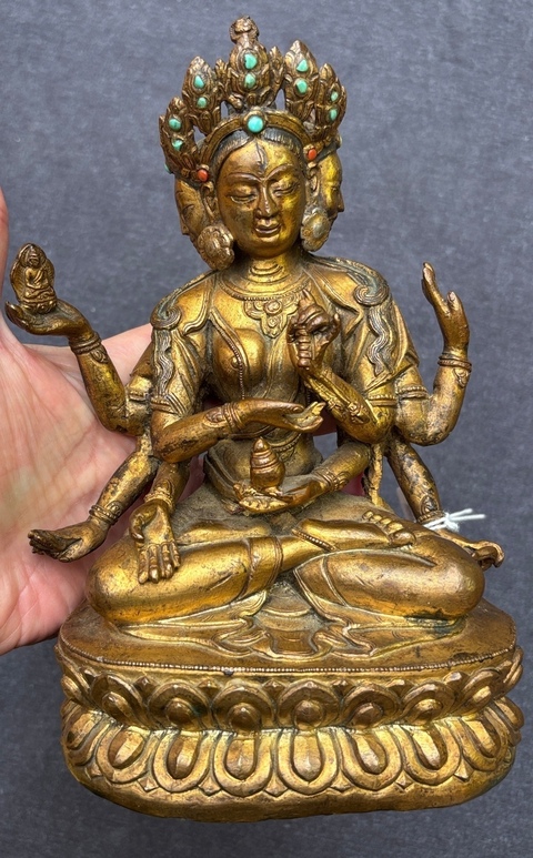 古玩銅器造像真品鑒賞圖