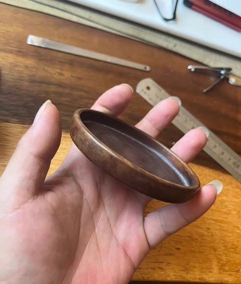 古玩雜項托盤真品鑒賞圖