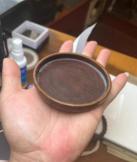 古玩雜項托盤真品鑒賞圖