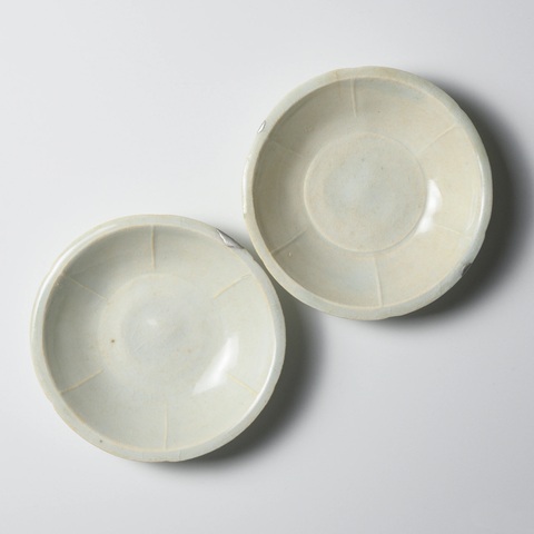 古玩陶瓷宋代湖田窯青白釉出筋花口洗拍賣，當前價格2800元