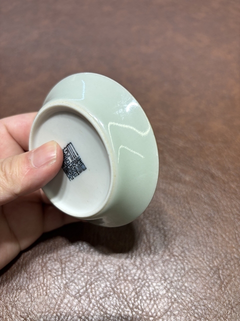 古玩陶瓷青釉洗真品鑒賞圖