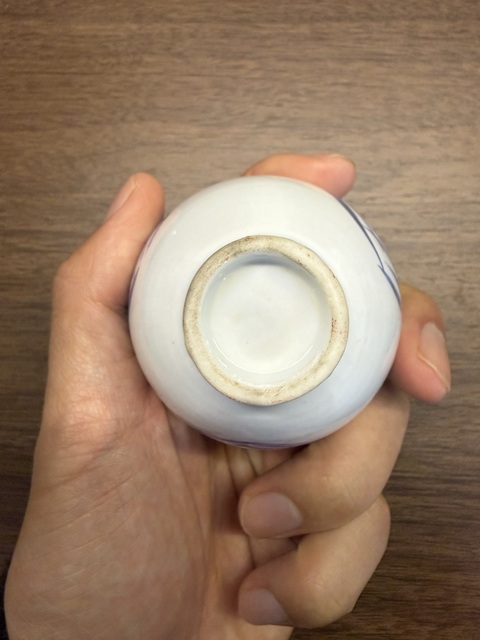 古玩陶瓷青花杯真品鑒賞圖