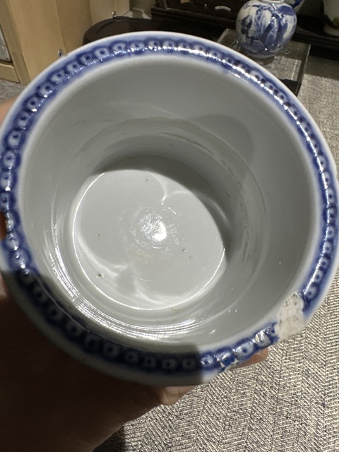 古玩陶瓷乾隆青花真品鑒賞圖