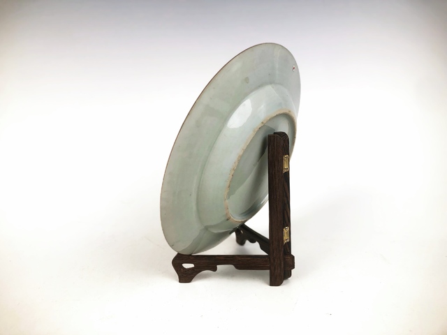 古玩陶瓷清雍正·粉彩錦雞花鳥盤拍賣，當前價格99元