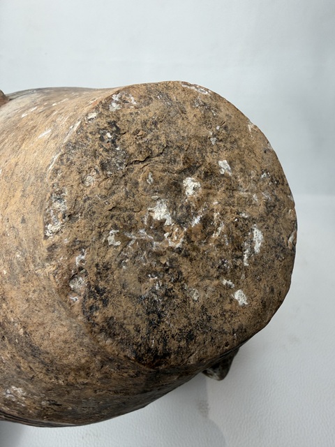 古玩陶瓷馬家窯文化·同心圓點漩渦紋敞口壺拍賣，當前價格1490元