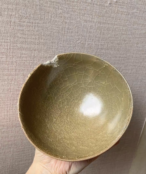 古玩陶瓷龍泉碗真品鑒賞圖