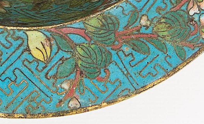 古玩陶瓷折沿洗真品鑒賞圖