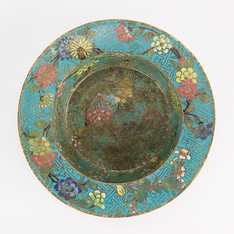 古玩陶瓷折沿洗真品鑒賞圖