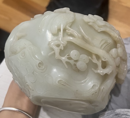 古玩玉器玉杯真品鑒賞圖