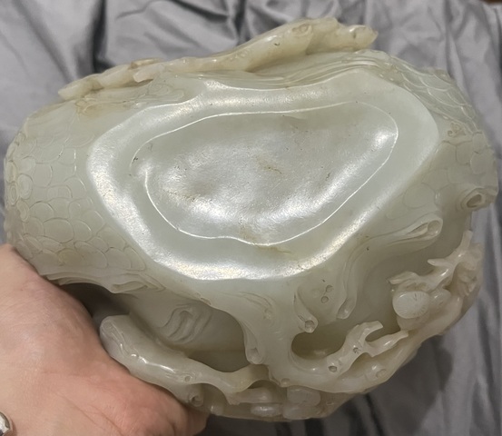 古玩玉器玉杯真品鑒賞圖