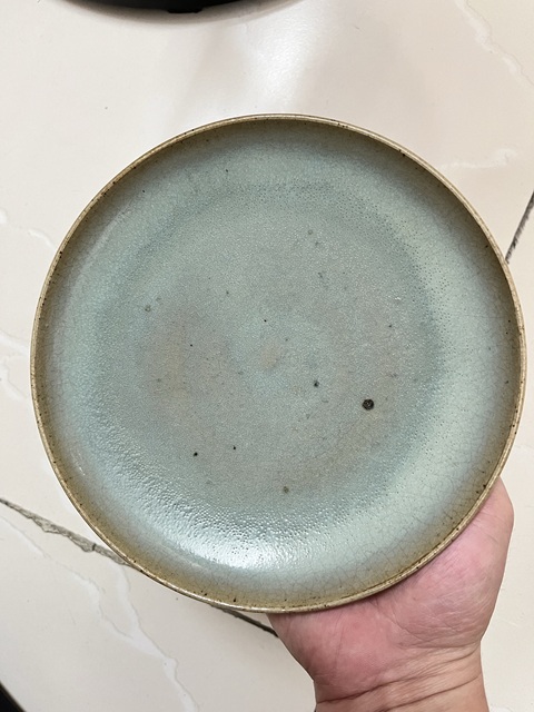 古玩陶瓷鈞盤真品鑒賞圖