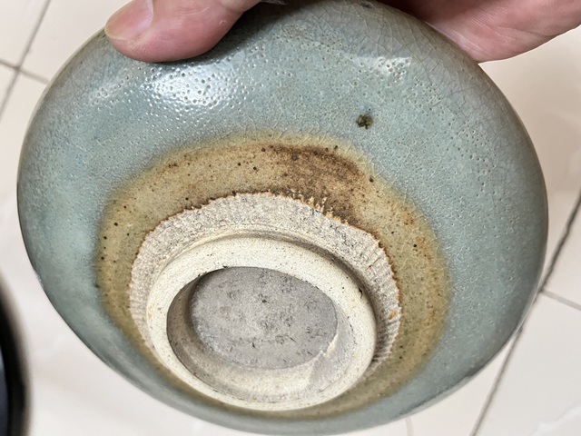 古玩陶瓷鈞盤真品鑒賞圖