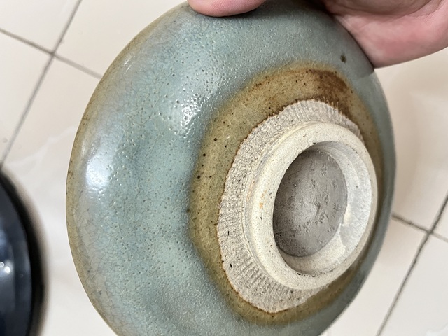 古玩陶瓷鈞盤真品鑒賞圖