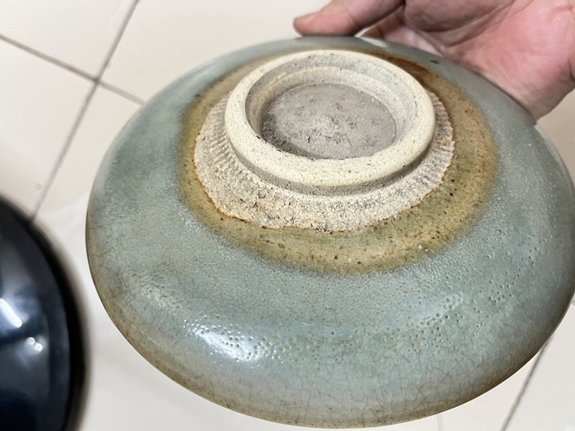 古玩陶瓷鈞盤真品鑒賞圖