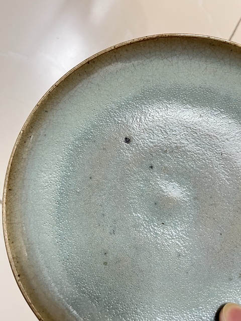 古玩陶瓷鈞盤真品鑒賞圖