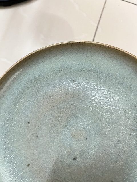 古玩陶瓷鈞盤真品鑒賞圖