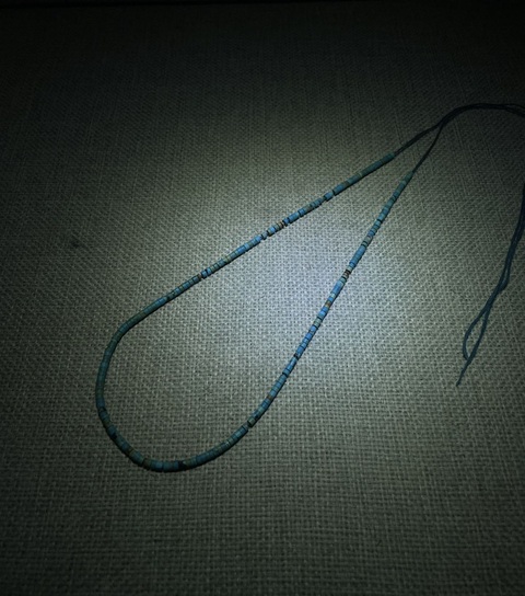 古玩玉器漢代.松石珠串 (藍(lán)色品級更高)拍賣，當(dāng)前價格0元