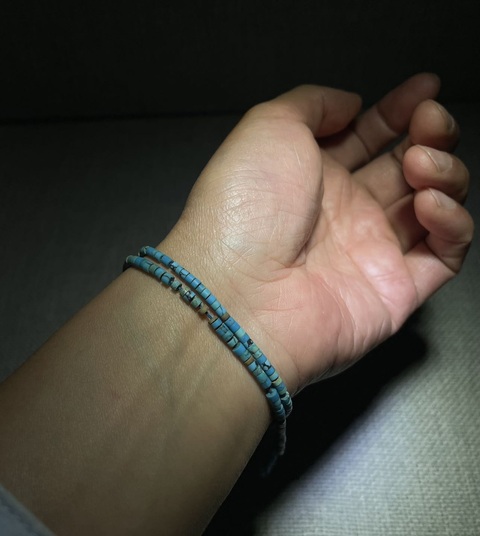 古玩玉器漢代.松石珠串 (藍(lán)色品級更高)拍賣，當(dāng)前價格0元