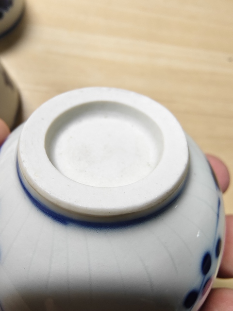 古玩陶瓷玉環(huán)底青花杯真品鑒賞圖