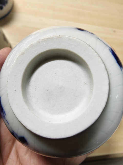 古玩陶瓷玉環(huán)底青花杯真品鑒賞圖