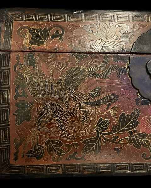 古玩雜項漆箱真品鑒賞圖