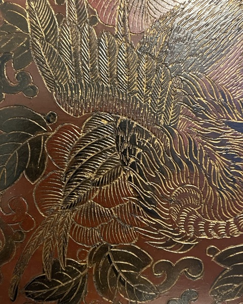 古玩雜項漆箱真品鑒賞圖