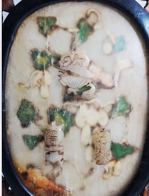 古玩雜項臺屏真品鑒賞圖