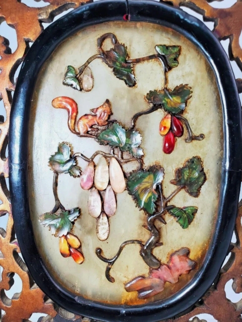 古玩雜項臺屏真品鑒賞圖