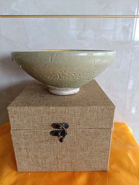 古玩陶瓷元鈞瓷碗真品鑒賞圖