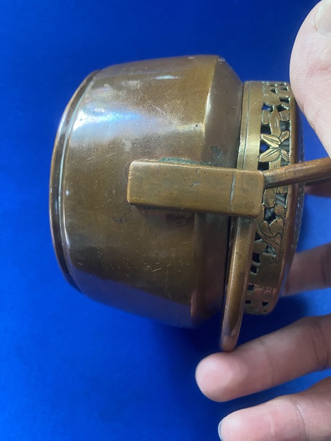 古玩銅器手爐真品鑒賞圖